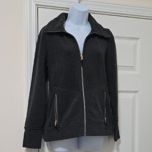 Calvin Klein Performance Charcoal Zip-Up Jacket